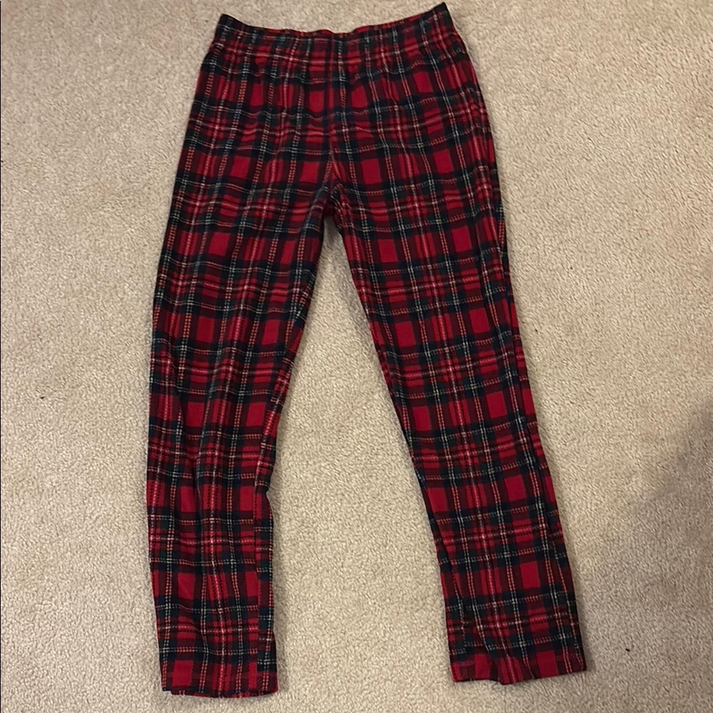 Red and Black Plaid Pants